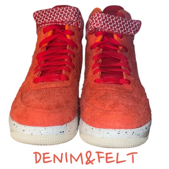 Nike Air Lunar Force 1 Hi SP Undefeated Shoe | Color: University Red | PRELOVED! - Picture 8 of 13